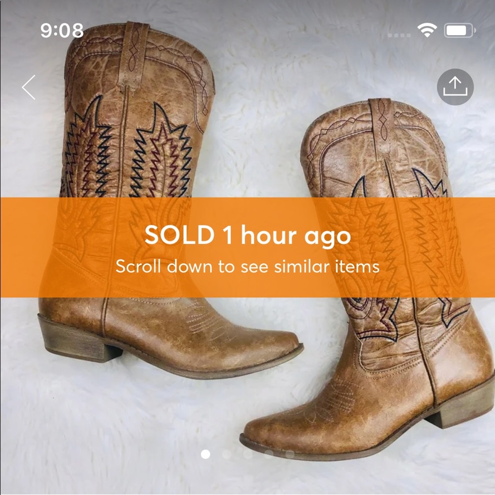 ❤️SOLD❤️ Coconuts Paisley Cowboy Boots